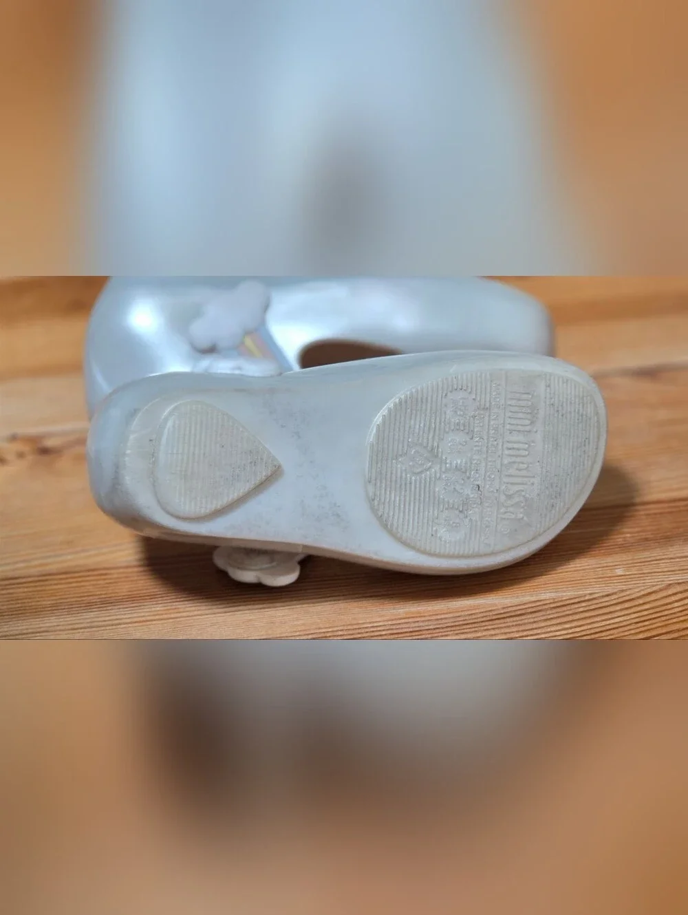 Mini Melissa Girls' Unicorn Jelly Mary Jane Shoes in Cream